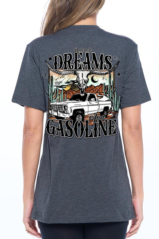 Runs on dreams and gasoline