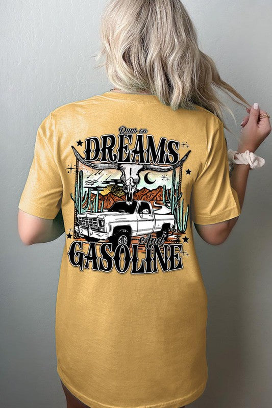 Runs on dreams and gasoline