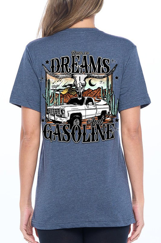 Runs on dreams and gasoline