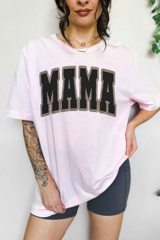 LEOPARD MAM OVERSIZED TEE