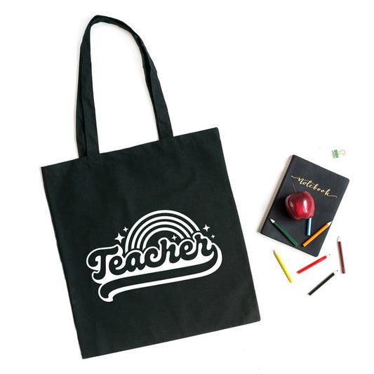 Teacher Rainbow Tote