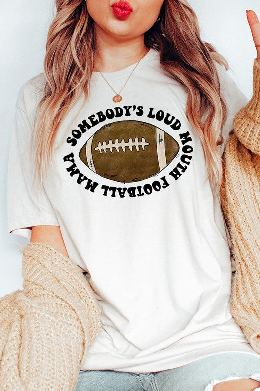 Somebody's loud mouth football mama