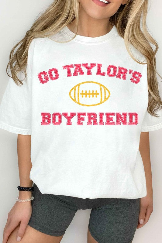 GO TAYLORS BOYFRIEND FOOTBALL GRAPHIC TEE