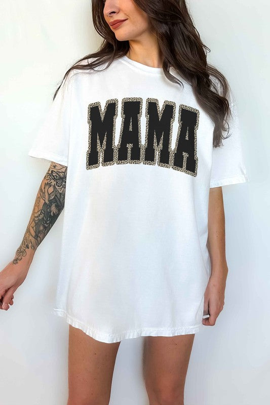 LEOPARD MAM OVERSIZED TEE