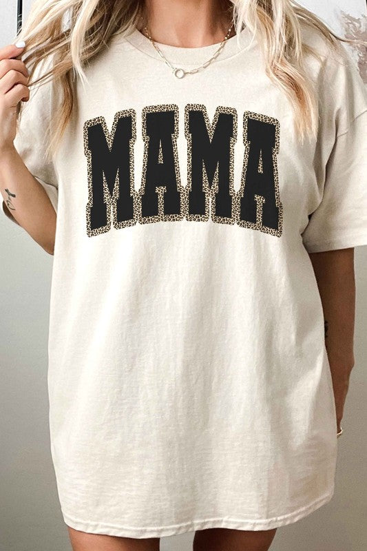 LEOPARD MAM OVERSIZED TEE