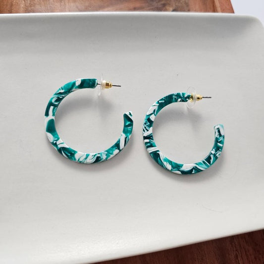 Camy Hoops - Sea Green